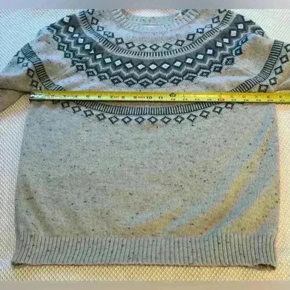 Weatherproof Vintage Ladies' Fairisle Sweater size large - Picture 4 of 6